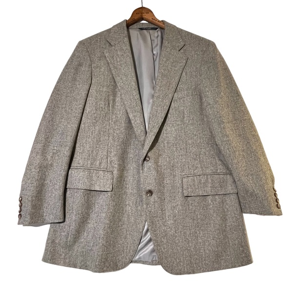 Polo by Ralph Lauren Gray Wool 40R Blazer